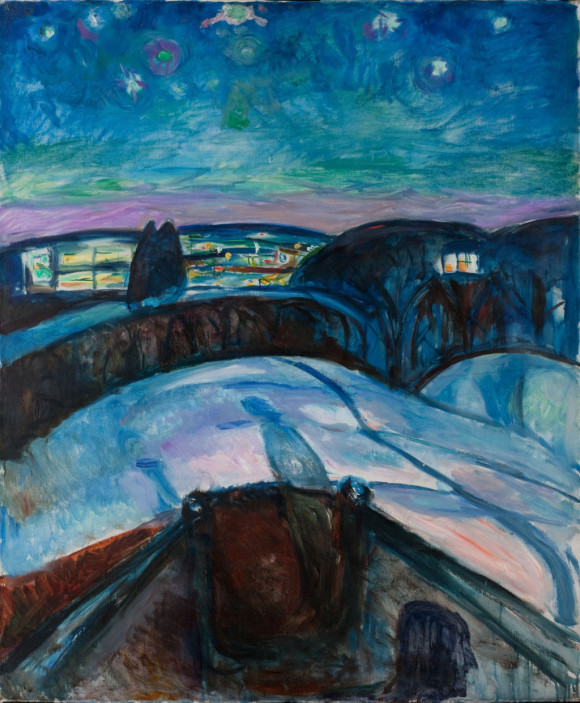 Sternennacht (1922), Munch Museum Oslo, CC BY-NC